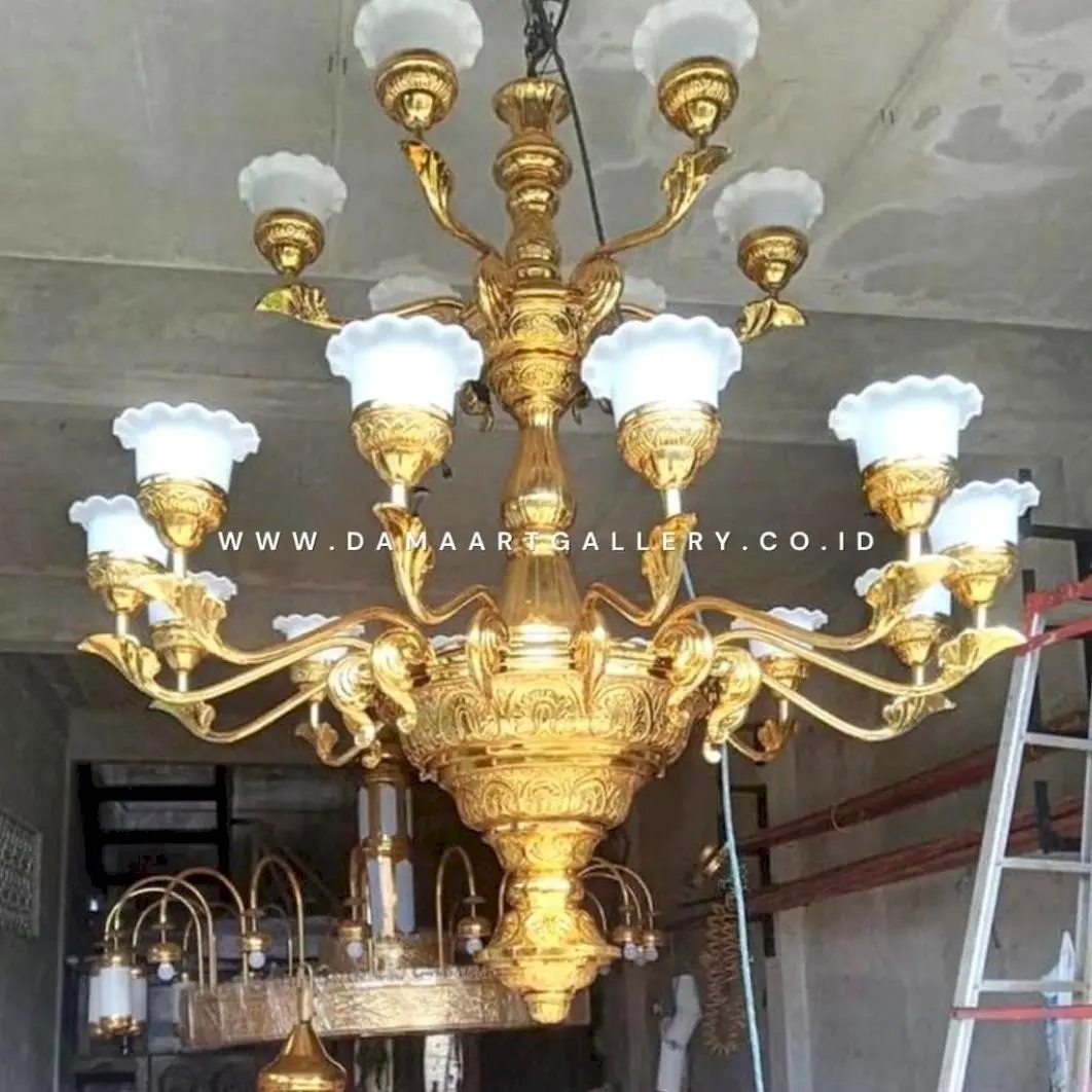Lampu Gantung Masjid Kuningan Berkualitas